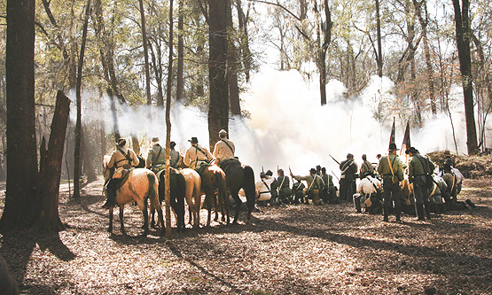 Civil War Reenactment at Broxton Bridge Plantation